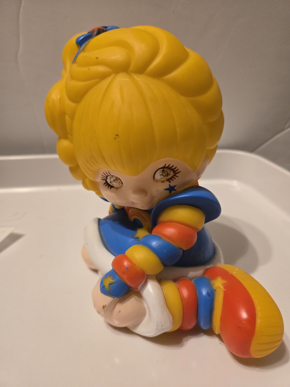 VTG 1983 Rainbow Brite Piggy Bank Hallmark Retro Collectible Original HTF TLC